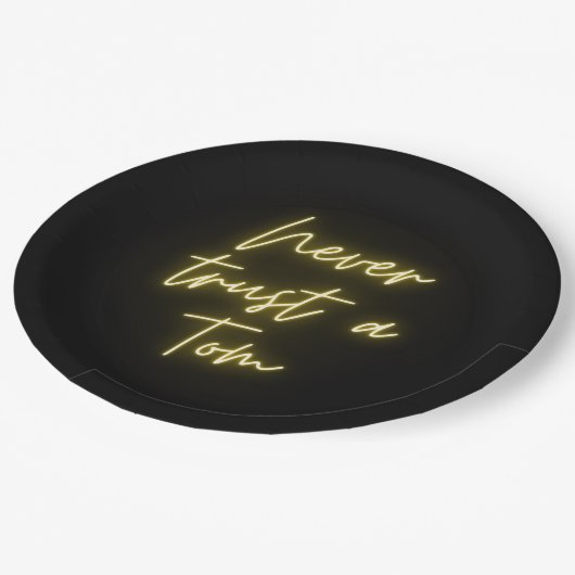 Vanderpumpe Rules Paper Plate Pappteller (Schrägansicht)