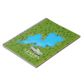 Vänern Schwedensee-Karte Notizblock (Linke Seite)
