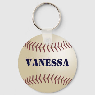 Vanessa-Baseball-Keychain Schlüsselanhänger