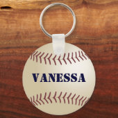 Vanessa Baseball Keychain Schlüsselanhänger (Vorderseite)