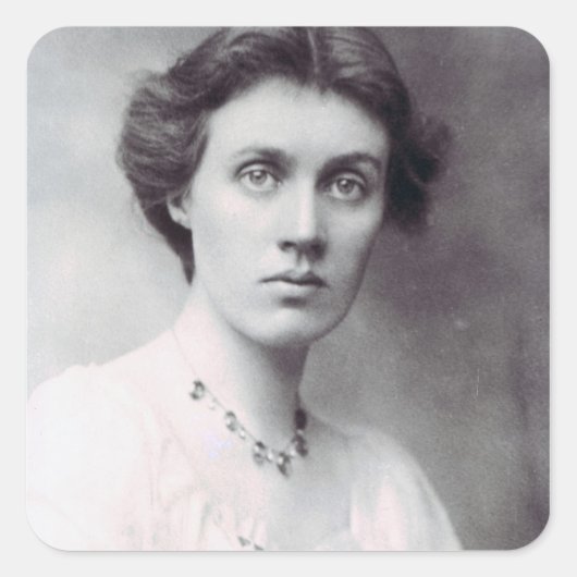 Vanessa Bell, 1902 Quadratischer Aufkleber (Vorderseite)