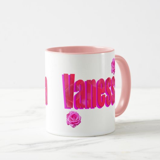 Vanessa-Logo, Tasse (VorderseiteRechts)