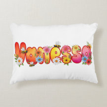 Vanessa - Personalisiertes Bienen-Kissen