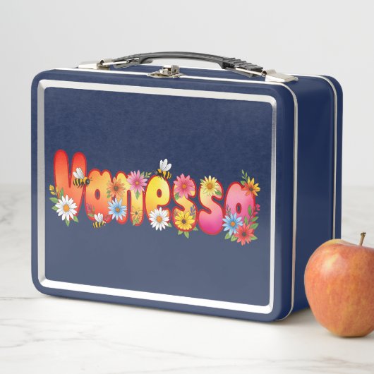 Vanessa - Personalized Bee Lunch Box (Beispiel)