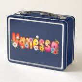 Vanessa - Personalized Bee Lunch Box (Rückseite)