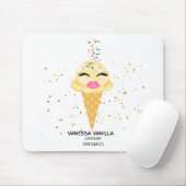 Vanessa Vanille Cremige Traummauspad Mousepad (Mit Mouse)