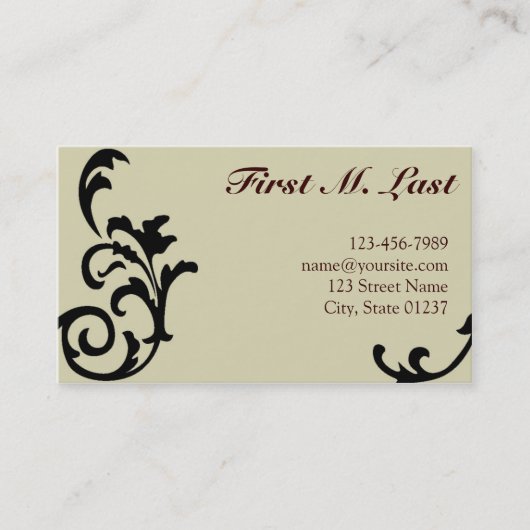 Vanessa Visitenkarte (Vorderseite)