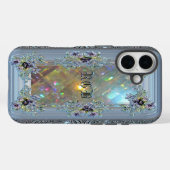 Vanfleet Viktorianisch Girl Monogram Case-Mate iPhone Hülle (Rückseite (Horizontal))