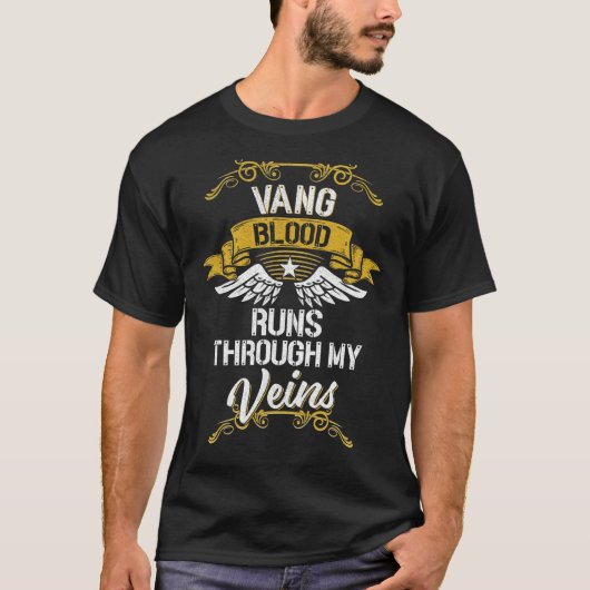 Vang Blut fließt durch meine Venen T-Shirt (Vorderseite)