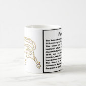 Vang Runestone-Gold-Kontur-Tasse Kaffeetasse (Mittel)