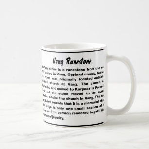 Vang Runestone-Gold-Kontur-Tasse Kaffeetasse
