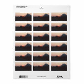 Vang Vieng Adressaufkleber (Vorne)