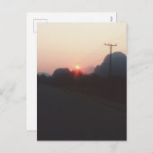 Vang Vieng Feiertagspostkarte (Vorne/Hinten)