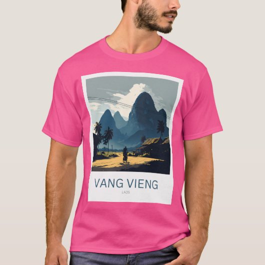 Vang Vieng Laos T-Shirt (Vorderseite)