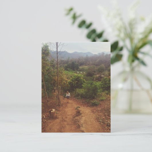 Vang Vieng Postkarte (Stehend Vorderseite)