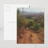 Vang Vieng Postkarte (Vorne/Hinten)