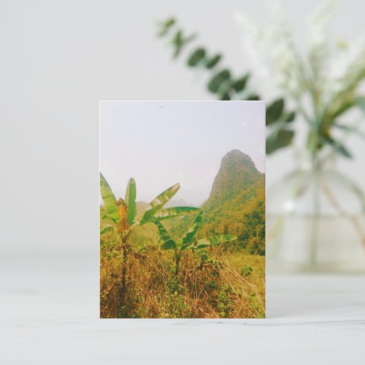 Vang Vieng Trail - Laos Feiertagspostkarte (Stehend Vorderseite)
