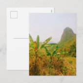 Vang Vieng Trail - Laos Feiertagspostkarte (Vorne/Hinten)