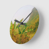 Vang Vieng Trail - Laos Runde Wanduhr (Winkel)