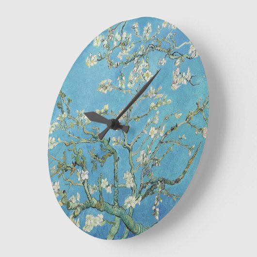VanGogh , “ Almond Blossom ” Große Wanduhr (Winkel)
