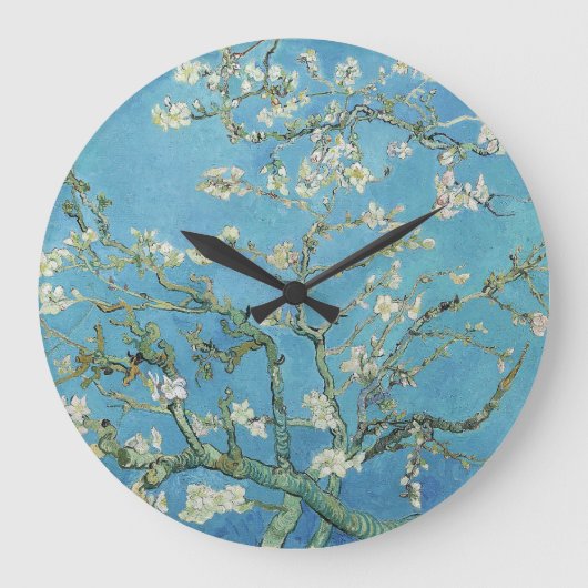 VanGogh , “ Almond Blossom ” Große Wanduhr (Vorderseite)