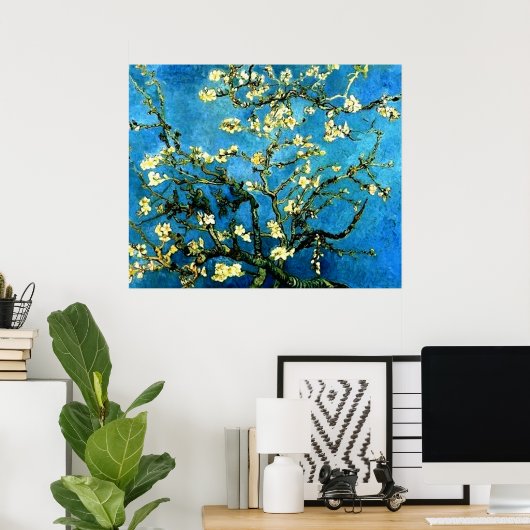 VanGogh Almond Tree Blossoms Poster (Heimbüro)