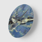 vangogh_F22 Runde Wanduhr (Winkel)