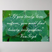 VanGogh Quote Poster (Vorne)