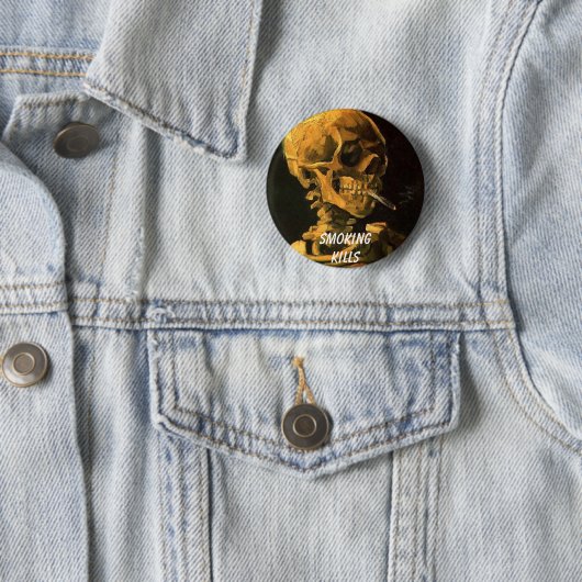 vangogh_skull_cigarette, Smokingkills Button (Beispiel)