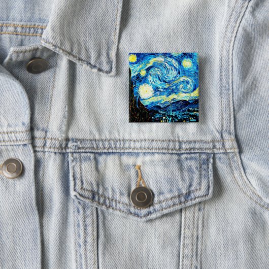 VanGogh, Starry Night Button (Beispiel)