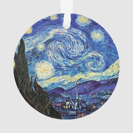 VanGogh, Starry Night, Ornament (Rückseite)