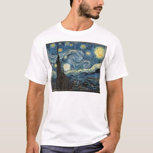 Vangogh Starry Night T - Shirt (Vorderseite)