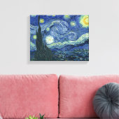 VanGogh Starry Night Wrapped Canvas Leinwanddruck (Insitu (Wohnzimmer))