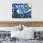 VanGogh Starry Night Wrapped Canvas Leinwanddruck (Insitu (Schlafzimmer))