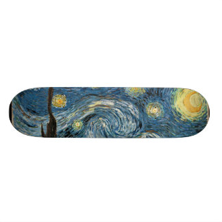 Vangogh Sternennacht Skateboard Pro