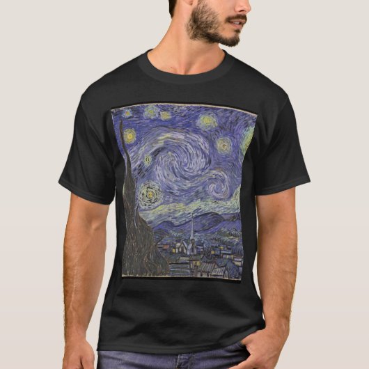 Vangogh-Sternennacht T-Shirt (Vorderseite)