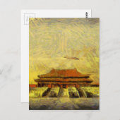 Vangogh Verbotene Stadt Postkarte (Vorne/Hinten)