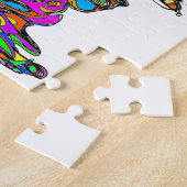 VanGogh's Calavera Skull Rauchen Zigarette Puzzle (Seite)