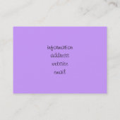 VanGogh's Calavera Skull Raucher Zigarette Visitenkarte (Rückseite)