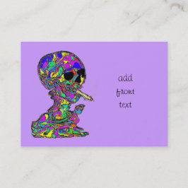 VanGogh's Calavera Skull Raucher Zigarette Visitenkarte