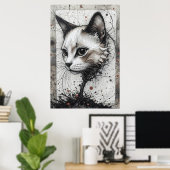 Vanguard Cat Poster (Heimbüro)