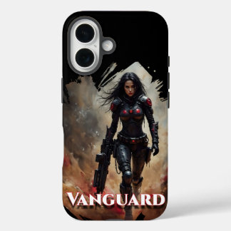 Vanguard – Futuristische Kriegerin iPhone 16 Hülle