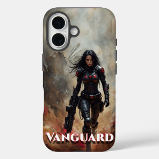 Vanguard – Futuristische Kriegerin iPhone 16 Hülle
