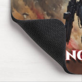 Vanguard – Futuristische Kriegerin Mousepad (Ecke)