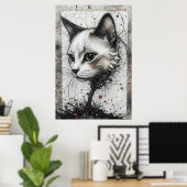 Vanguard-Katze Poster (Heimbüro)