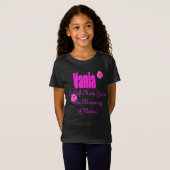 Vania Girls Name Logo, T-Shirt (Vorne ganz)