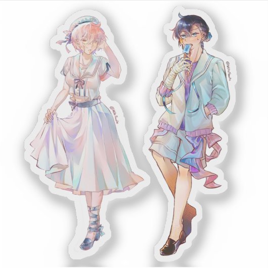 Vanijeanne Summer Sticker (Vorderseite)