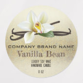 Vanilla Bean Spice Etiketten (Design 2)