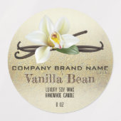 Vanilla Bean Spice Etiketten (Design 1)