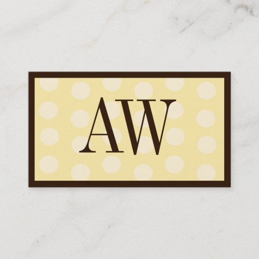 Vanilla Bedotted Visitenkarte (Vorderseite)